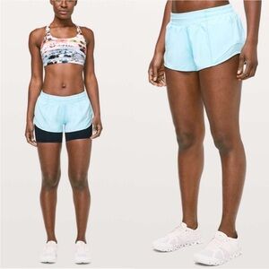 Lululemon Hotty Hot Short 11 *2.5" Hydra Blue SZ 10